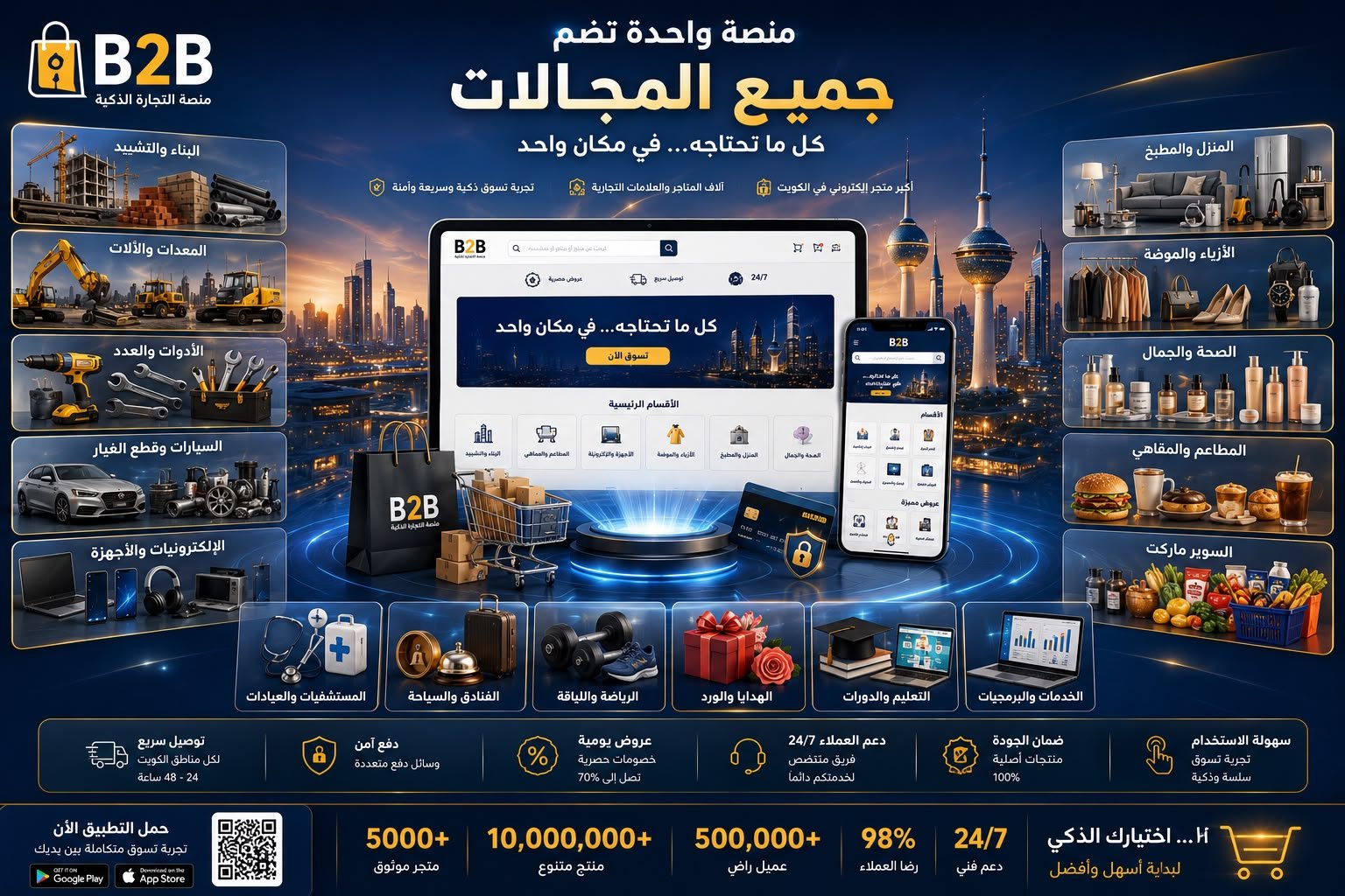 منصة واحدة تضم جميع المجالات